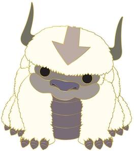 Avatar The Last Airbender 3 Inch Funko POP Pin | Appa - White