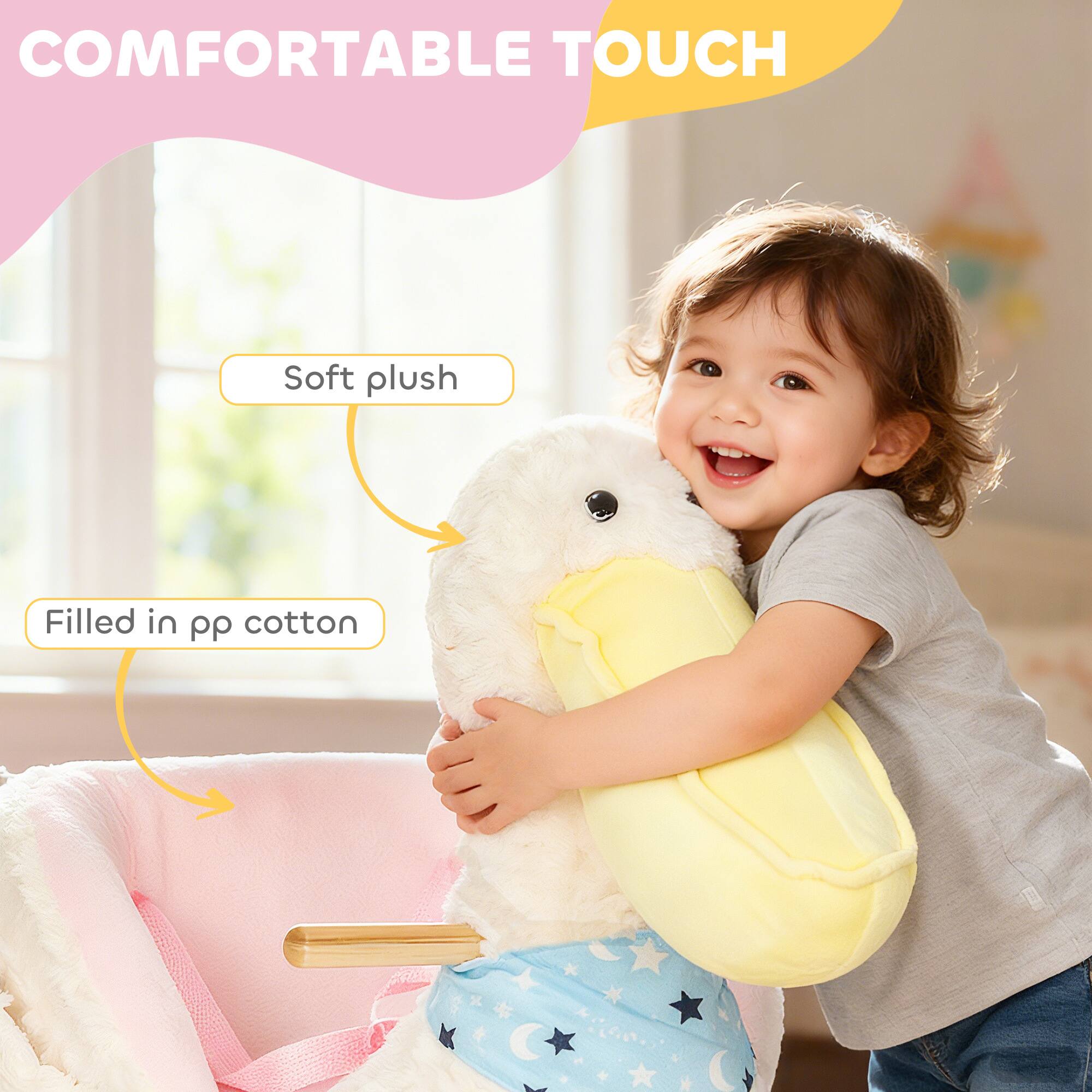 COMFORTABLE TOUCH

- Soft plush
- Filled in pp cotton