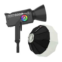 Aputure - LS 600c Pro II RGB LED A Mount Monolight with 46 Preset Effects Bundle