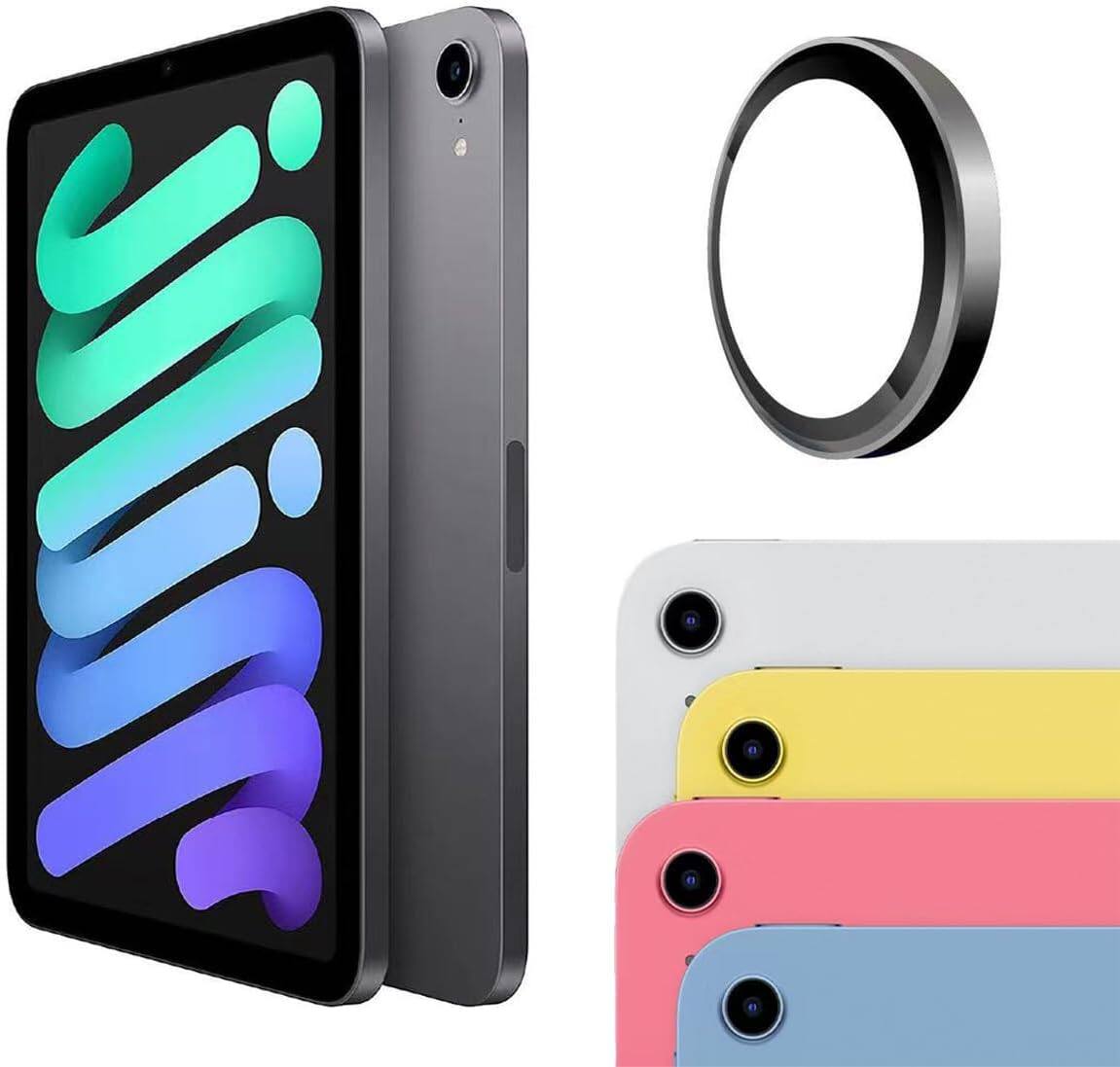 Alt View 1. PARKER SLATER - iPad Air 13 & 11" Camera Lens Protector, Tempered Glass, 2-Pack, Black - Clear.