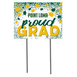 Jardine - Point Loma Sea Lions 18" x 24" Proud Grad Yard Sign - White