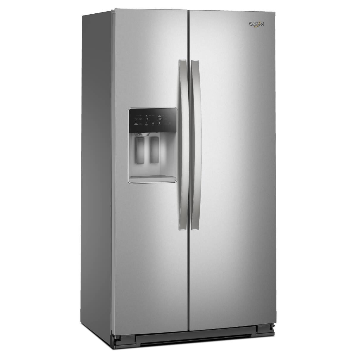 Alt View 10. Whirlpool - 21 Cu. Ft. Side-by-Side Counter-Depth Refrigerator with TruCool System - Fingerprint-Resistant Stainless Finish.
