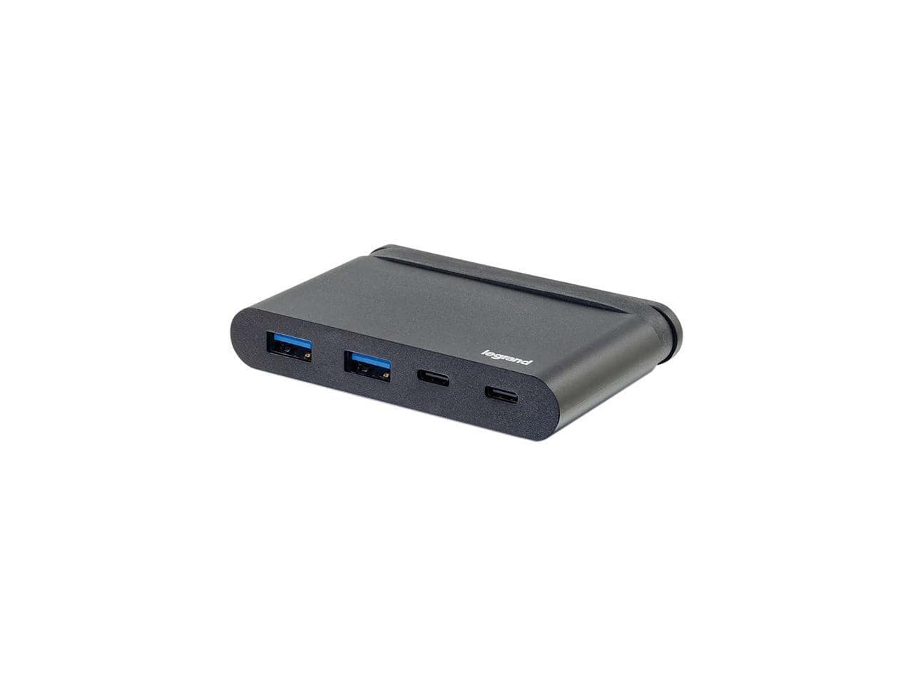 Cables to Go - C2G 26914 USB-C Hub with USB-A, USB-C and Power Delivery - Black