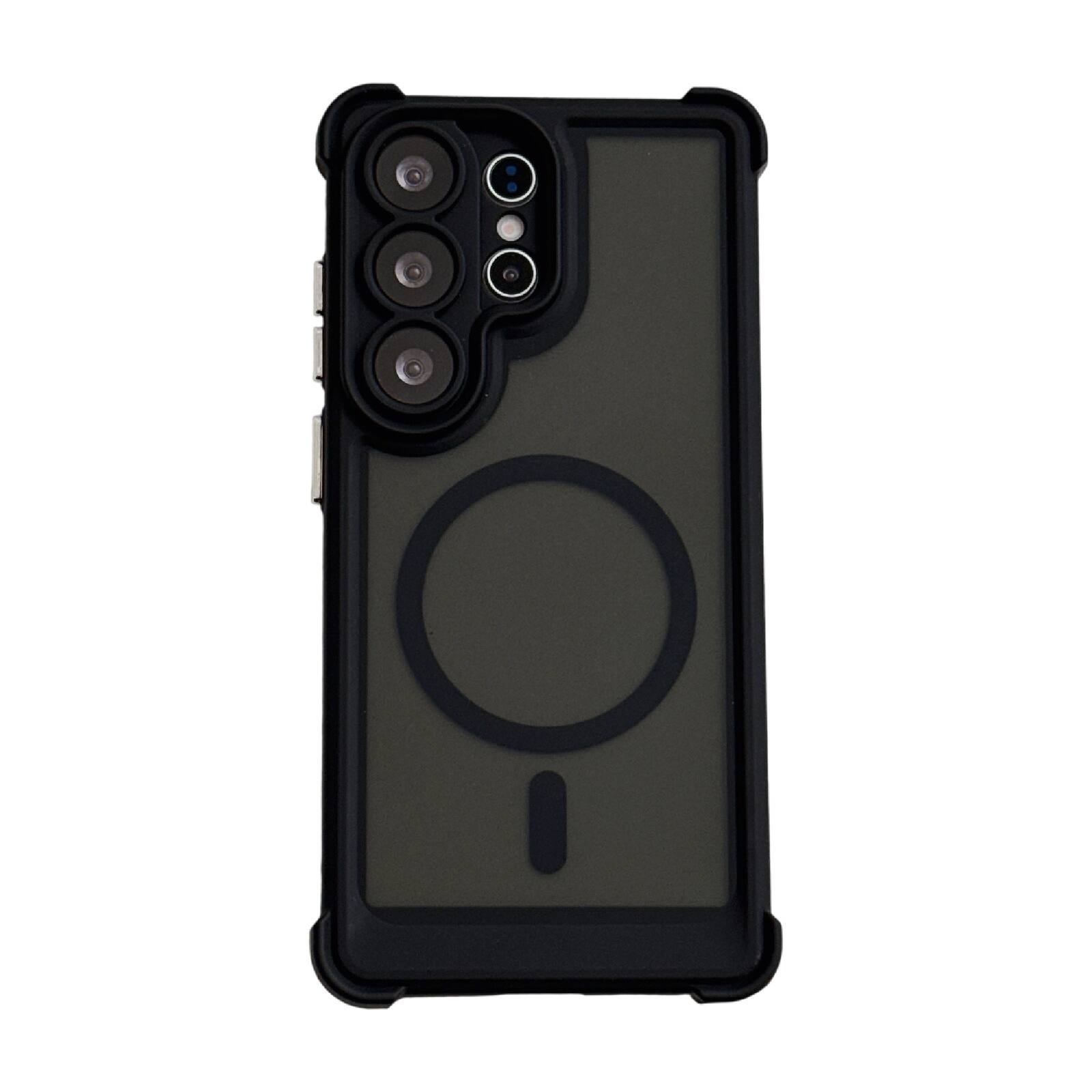 Alt View 5. UUCOVER - Magnetic Case for Samsung Galaxy S26 Ultra with Lens Protector, Compatible with MagSafe Shockproof Bumper Matte Cover - Gray.