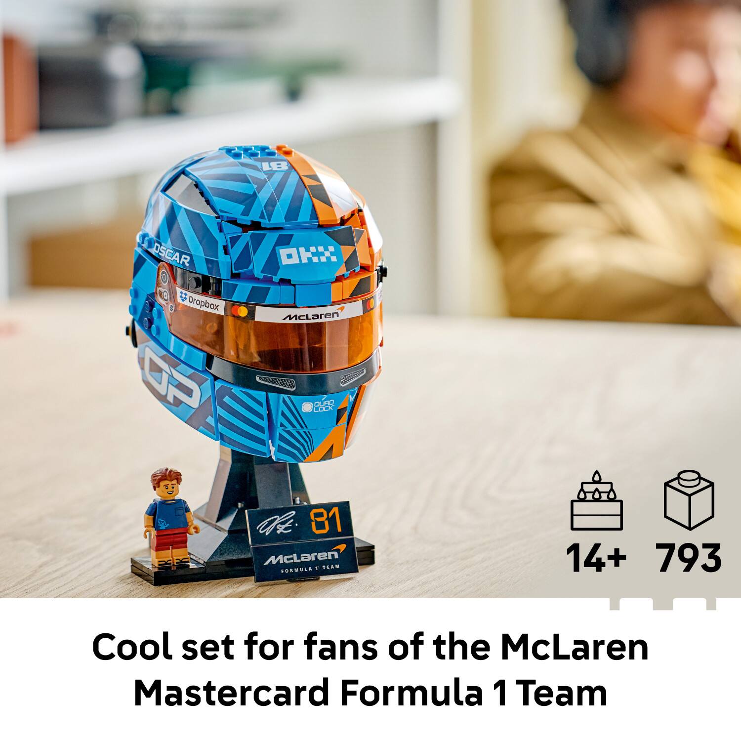 LE 7 PSCAR V O e Dropbax McLaren UP DUEO . LOCK 81 McLaren 1 ..AM FOEMULA 14+ 793 Cool set for fans of the McLaren Mastercard Formula 1 Team