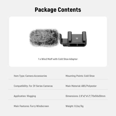 SmallRig Cold Shoe Adapter with Windscreen | Digital Camera Warehouse SmallRig Cold Shoe Adapter with Windscreen | Digital Camera Warehouse