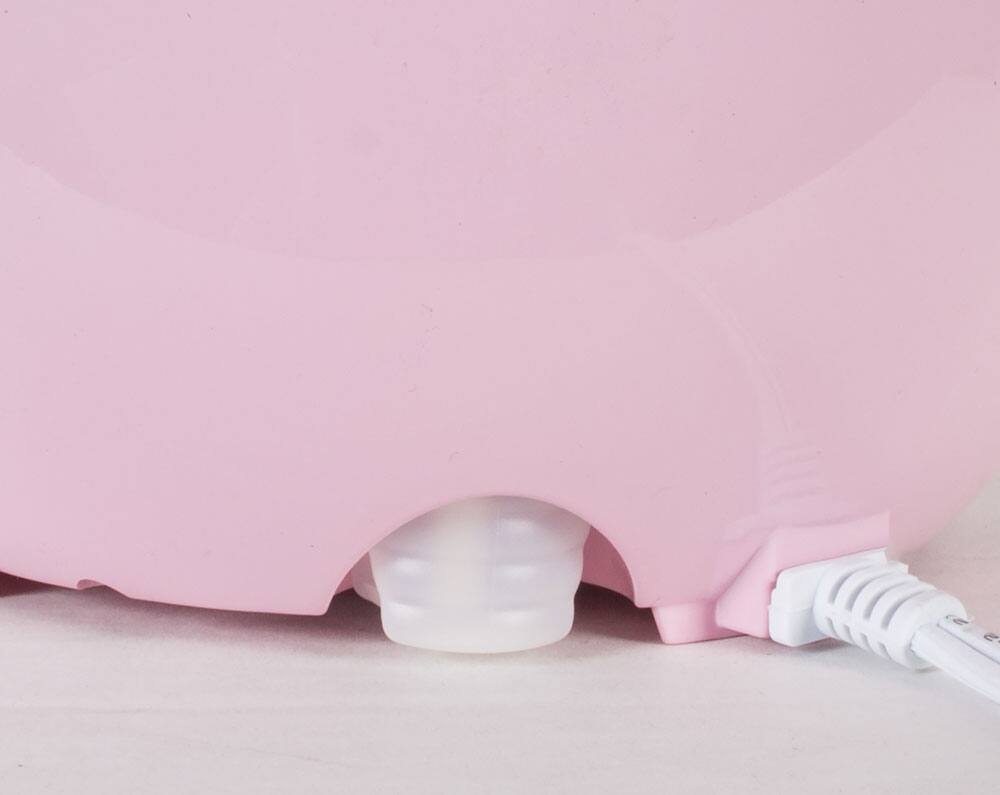 Alt View 1. SPT - Ultrasonic Humidifier with Fragrance Diffuser - Pink and White.