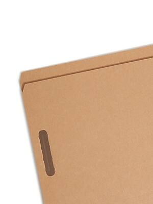 Alt View 2. Smead - Heavy Duty Reinforced Kraft Classification Folder, 3/4" Expansion, Letter Size, Kraft, 50/Box  - Kraft.