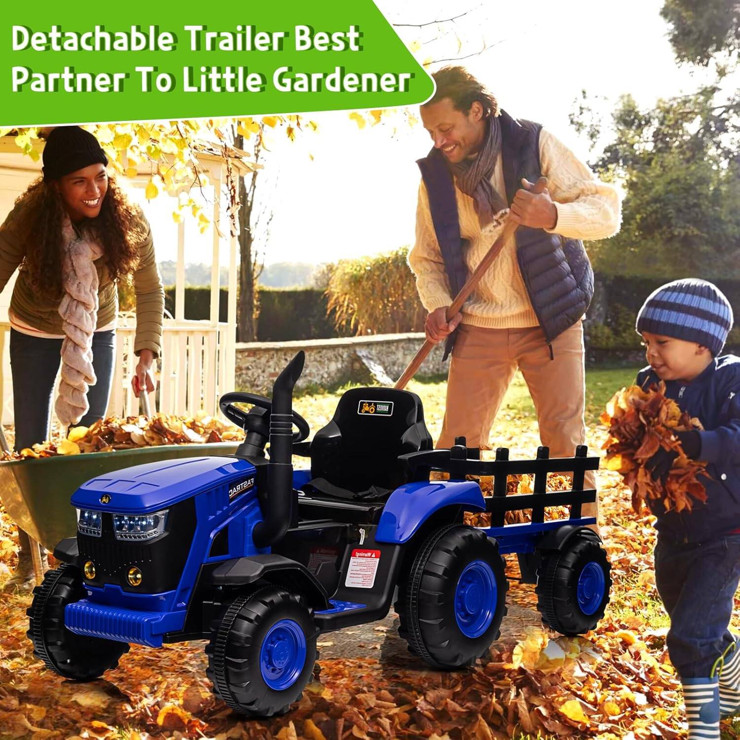 Detachable Trailer Best Partner To Little Gardener