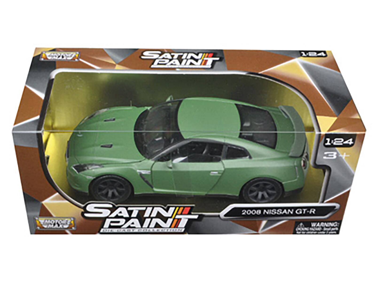 Satin Paint 1:24 3+ Satin Motore Paint Max ... UAD C... .....N. 2008 Nissan GT-R Warning: