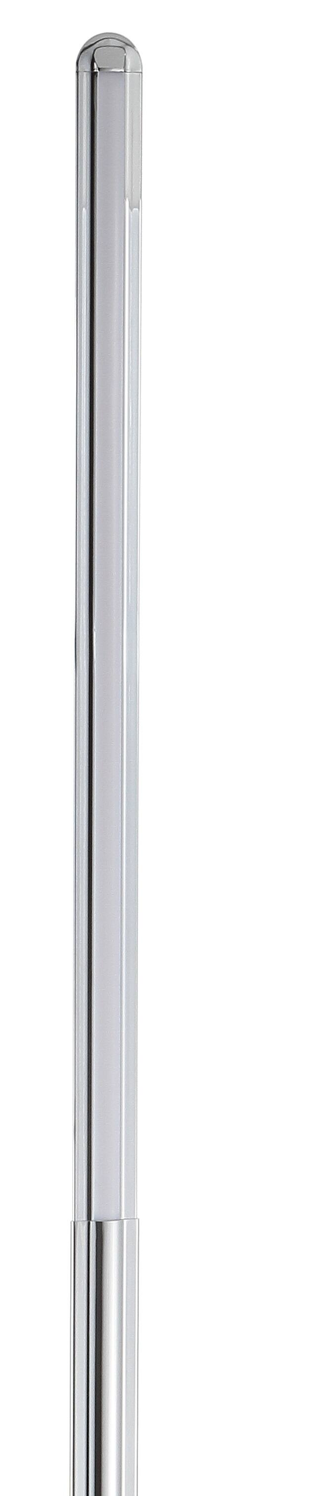 Alt View 4. Jonathan Y - Roxanna 68" Integrated LED Metal Floor Lamp, Chrome - Chrome.