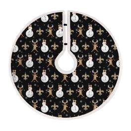 Pegasus - New Orleans Saints Reindeer Tree Skirt - Multicolor
