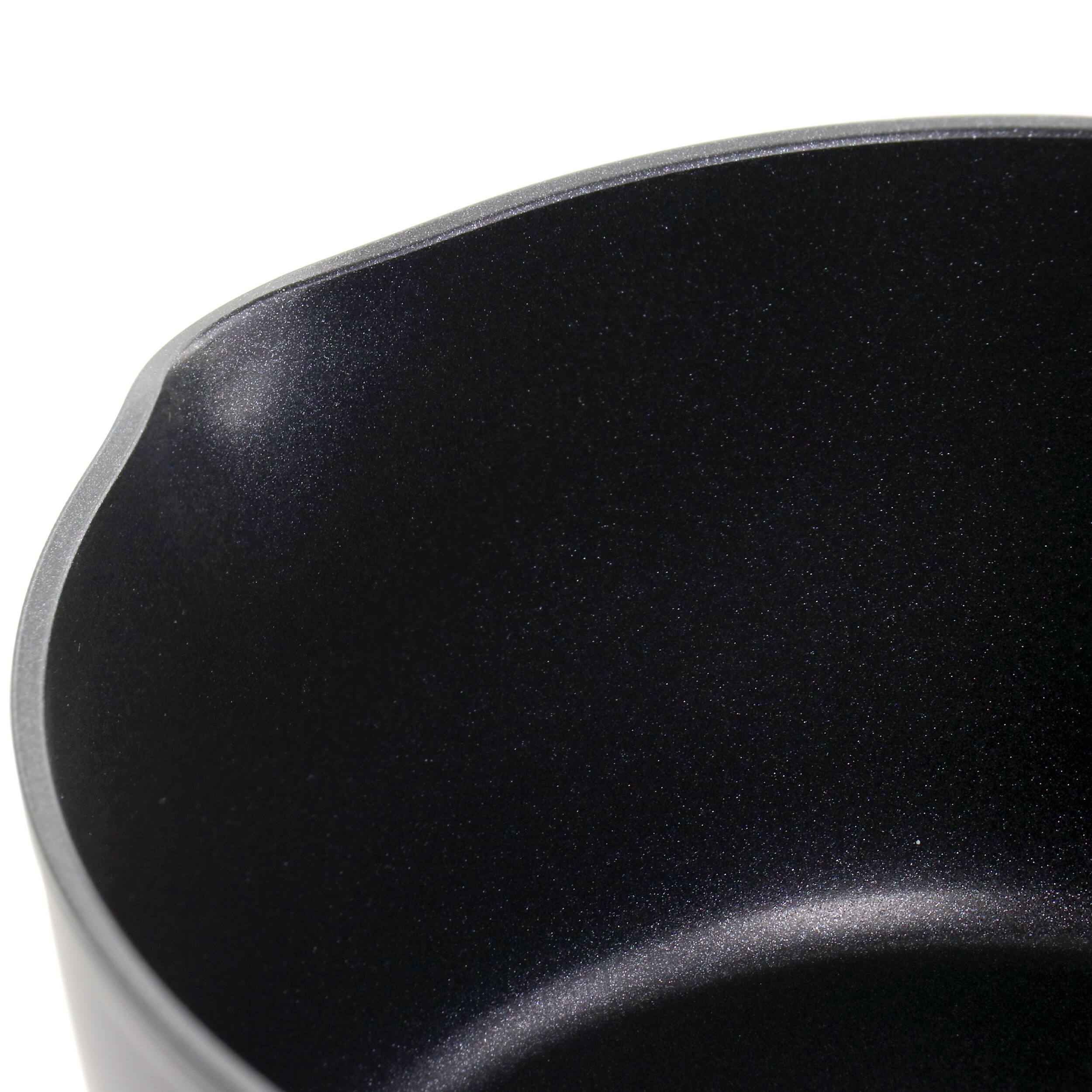 Alt View 3. Oster - Oster Kingsway 2.6 Quart Aluminum Nonstick Saucepan in Black - Black.