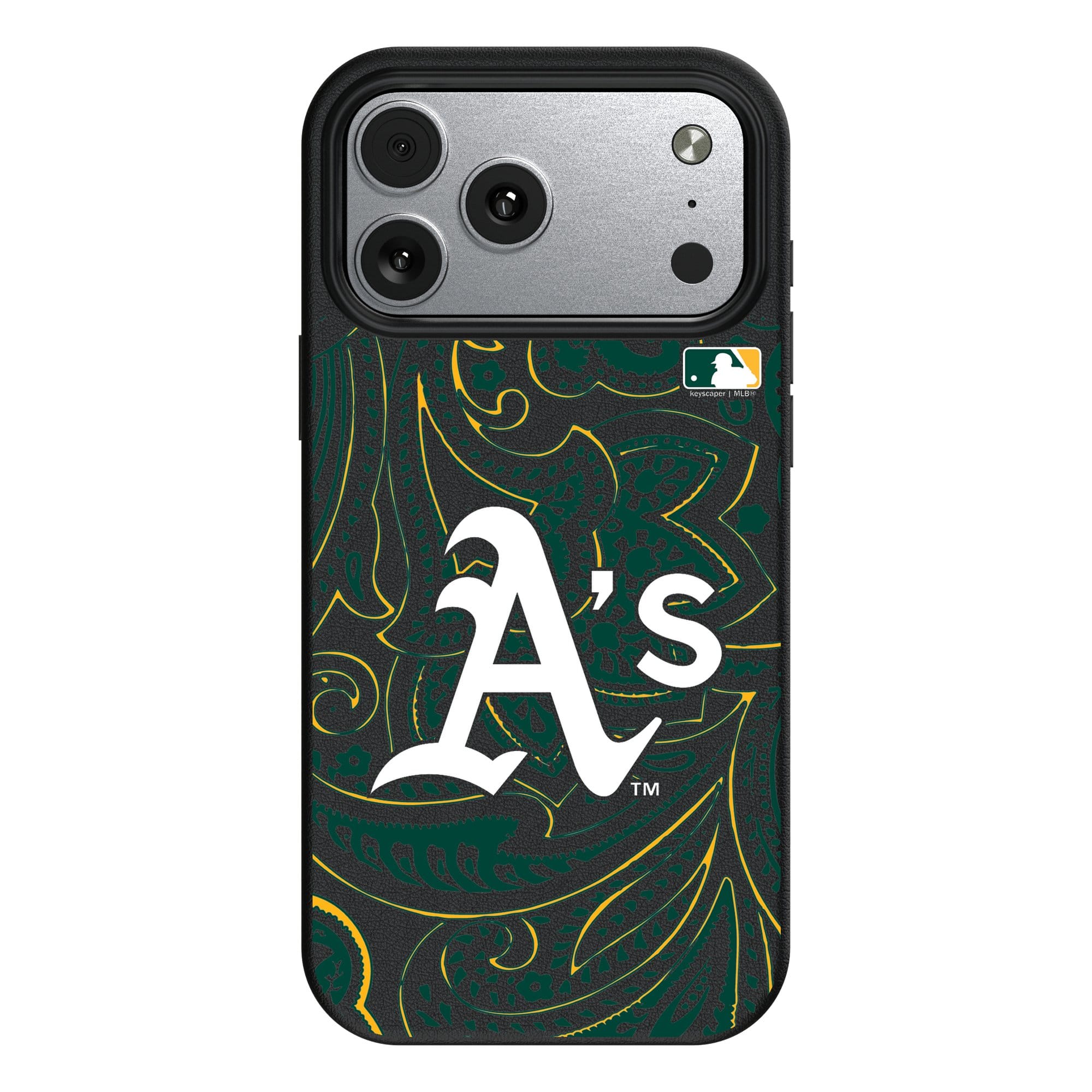 Keyscaper - MLB - Athletics Paisley iPhone Magnetic Bump Case - 17 Air - Black price history on PriceWatchPro