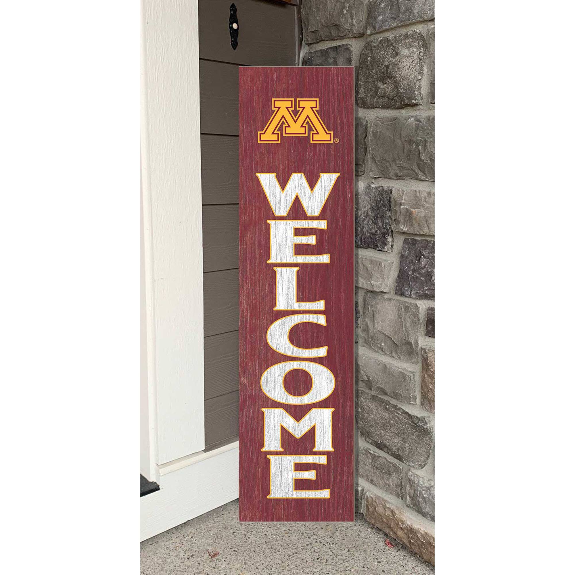 Alt View 1. Jardine - Minnesota Golden Gophers 12'' x 48'' Welcome Leaner - Maroon.