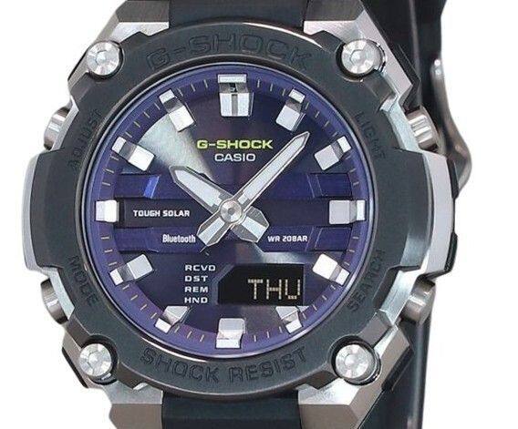 G-SHOCK ADJUST  
G-SHOCK CASIO  
LIGHT TOUGH SOLAR  
Bluetooth  
WR 20BAR  
RCVD MODE  
DST  
REM  
THU  
HND  
SHOCK RESIST