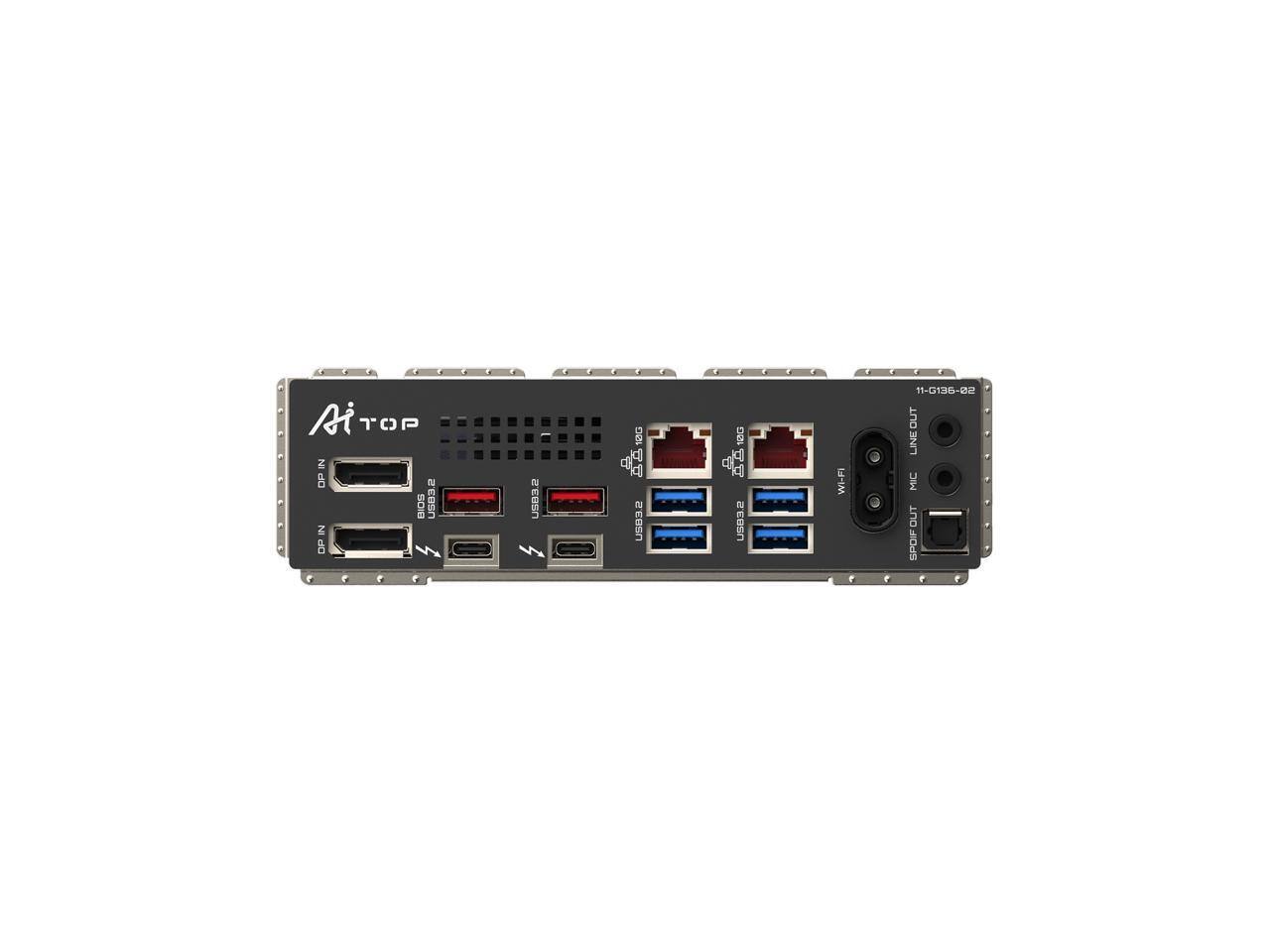 TOP IN OP SOIB USB3.2 IN OP  
USB3.2  
12G BA USB3.2  
10G USB3.2  
Wi-Fi  
11-6136-02 LINEOUT MIC SPOIFOUT