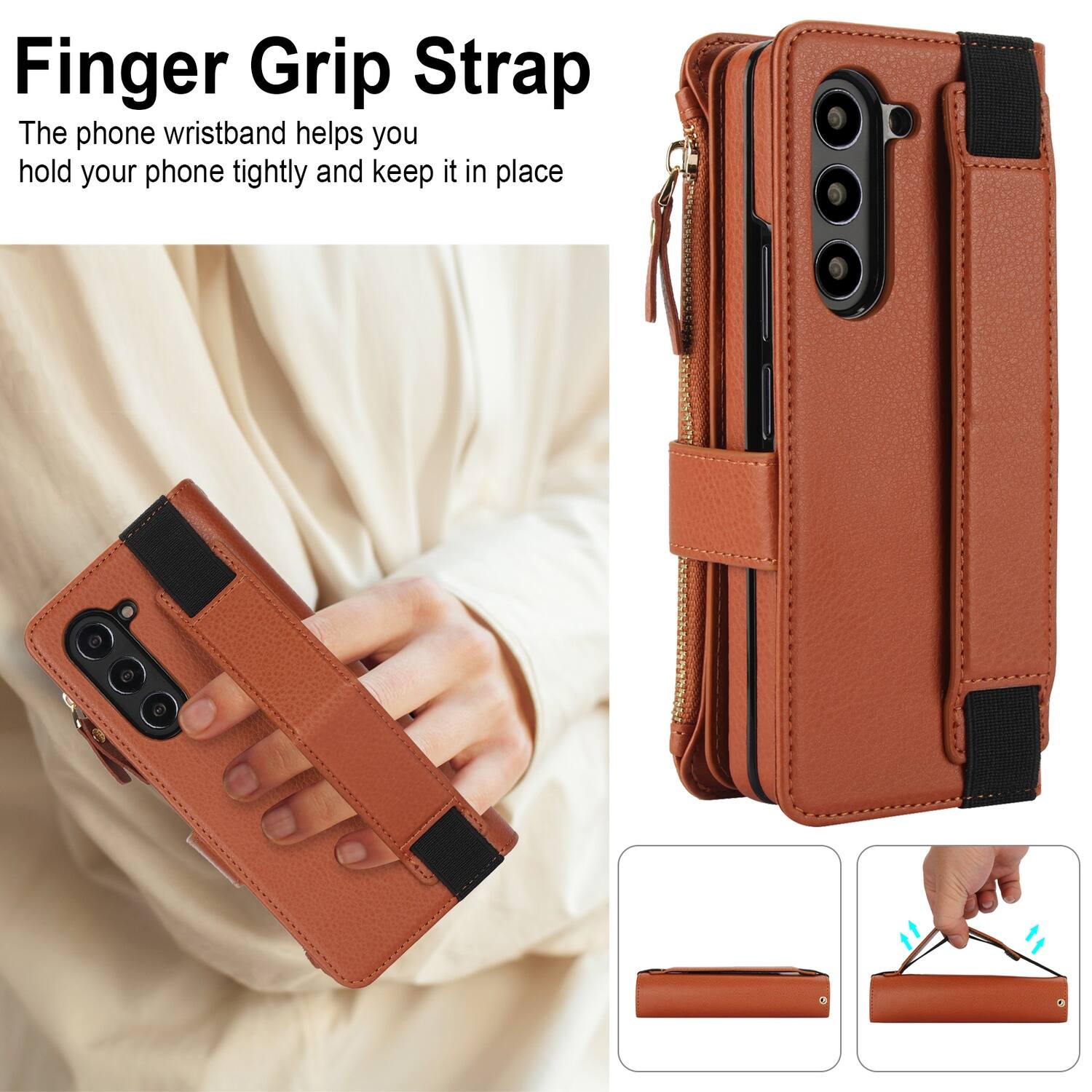 Finger Grip Strap

The phone wristband helps you hold your phone tightly and keep it in place