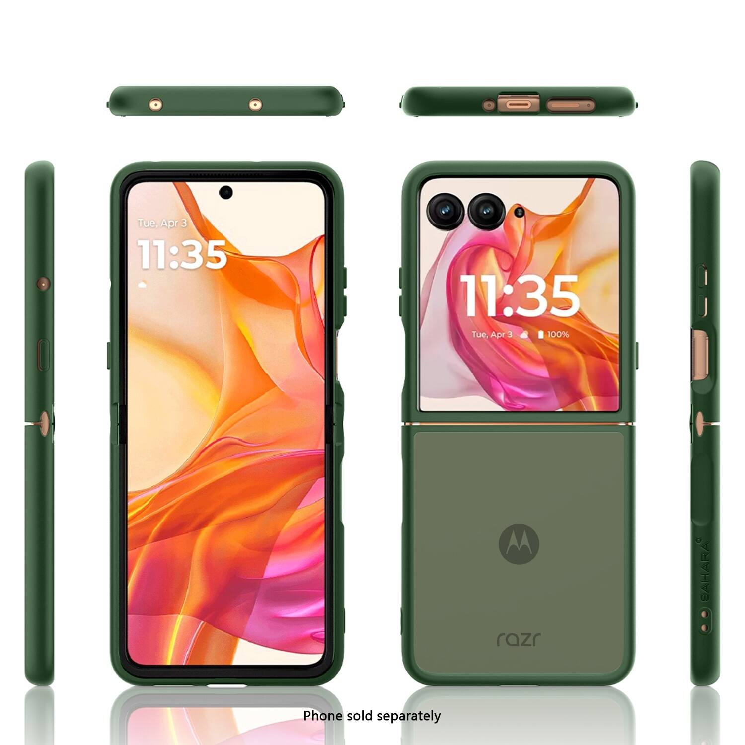 Tue Apr 3 11:35 11:35 Tue. Apr 3 100% Moto Razr SAHARA Phone sold separately