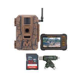 Muddy - Mitigator Cellular Camera 24Mp On-Demand Photo Dual Network with Card Viewer 32GB Memory Card and Card Reader