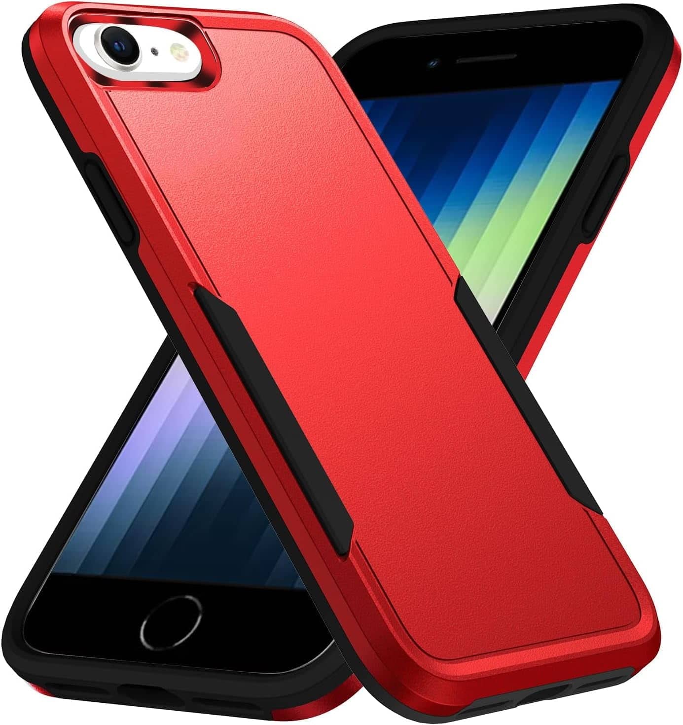 iPhone - AOIRIN7　iPhone8 Entronix iPhone 8/7/SE Case Soft Touch Dual Layer Protective