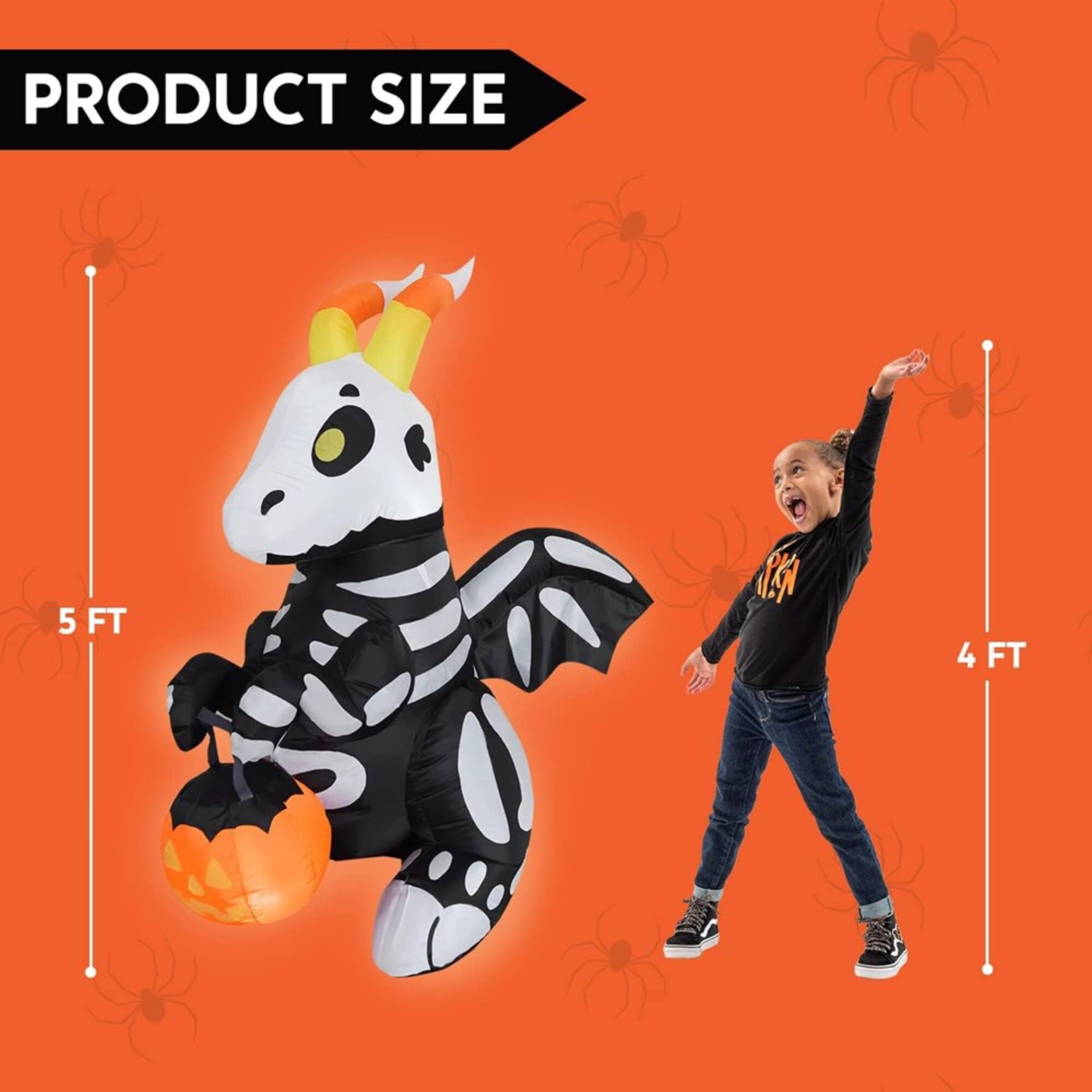PRODUCT SIZE  
5 FT  
4 FT
