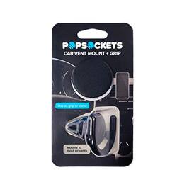 PopSockets - Car Vent Mount + Phone Grip and Stand Accessories Universal 800265 - Black