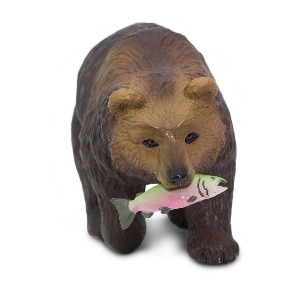 Alt View 2. Safari Ltd. - Grizzly Bear Toy Figurine.