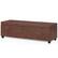 Angle. Simpli Home - Avalon Extra Large Storage Ottoman Bench - Distressed Saddle Brown.