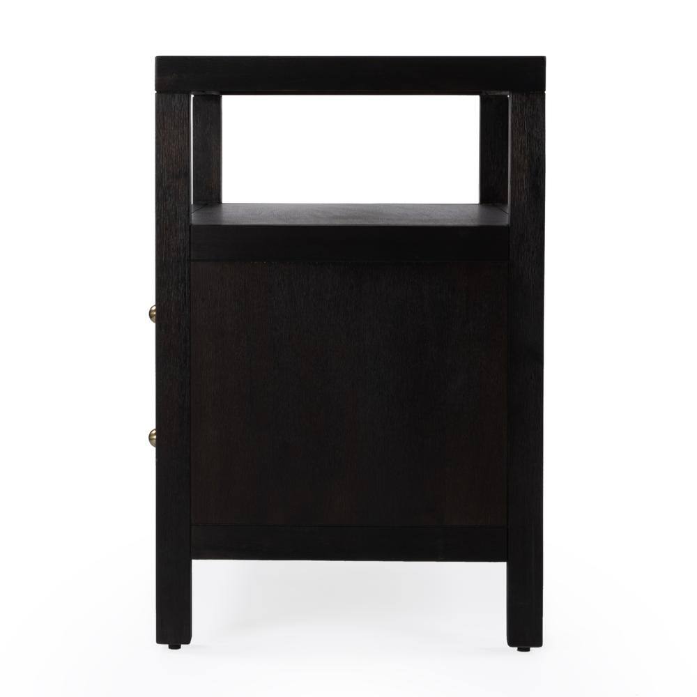 Alt View 1. Butler Specialty - Nora 2-Drawer Wide Nightstand - Coffee.