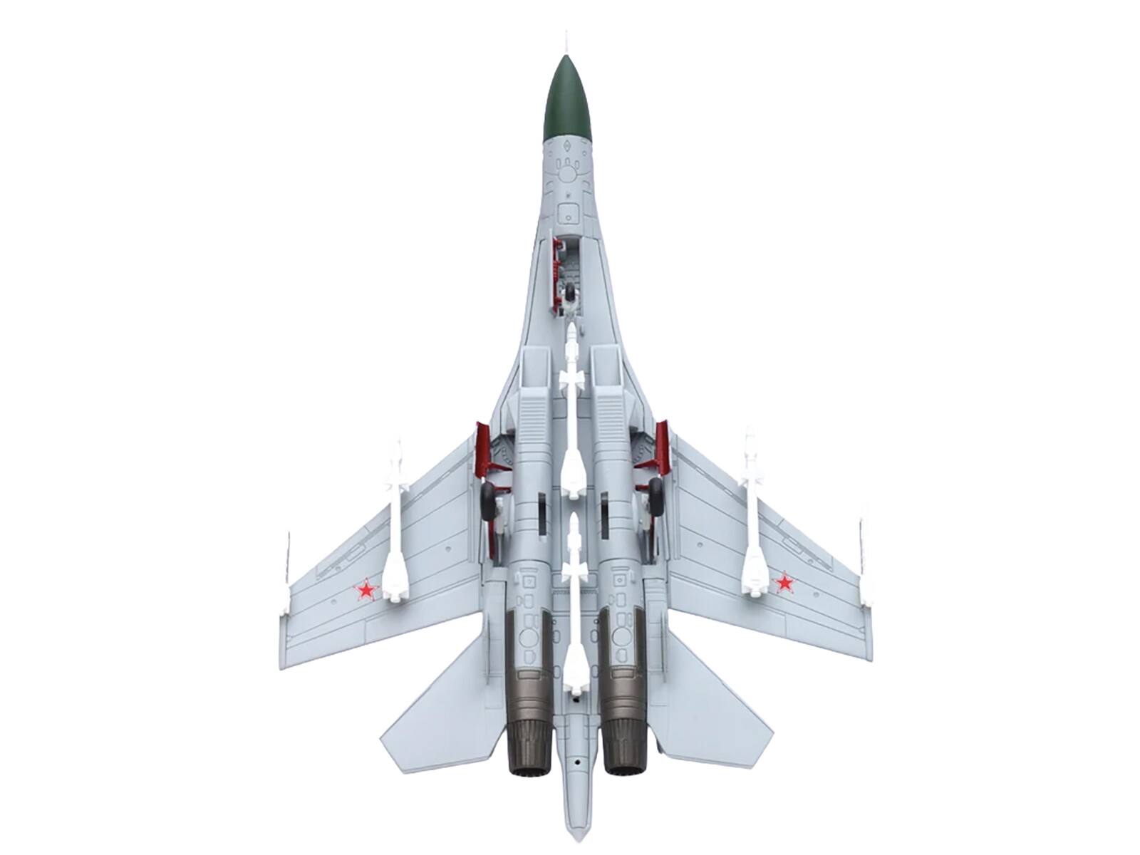 Alt View 4. Legion - Shenyang J-11BH Yinglong Aircraft "Blue 24" (2014) People’s Liberation Army Navy Air Force 1/100 Diecast Model by Legion.