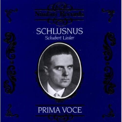 Heinrich Schlusnus - Sings Schubert Lieder   - COMPACT DISCS [CD] price history on PriceWatchPro