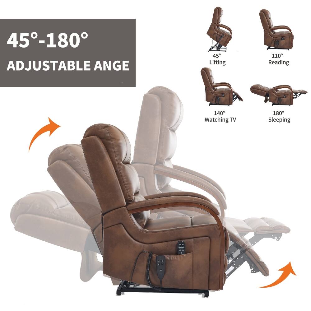 45°-180° ADJUSTABLE ANGLE

45° Lifting
110° Reading
140° Watching TV
180° Sleeping