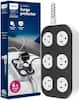 Philips 6-outlet 12n surge protector EZFit Surge power surge protector 11m Home power protector Elite 1225 6 Joules Grounded Protection outlets rating 5 EZFit outlets + 1225 Joules + 6 ft. braided cord ETD a US Intertek.
