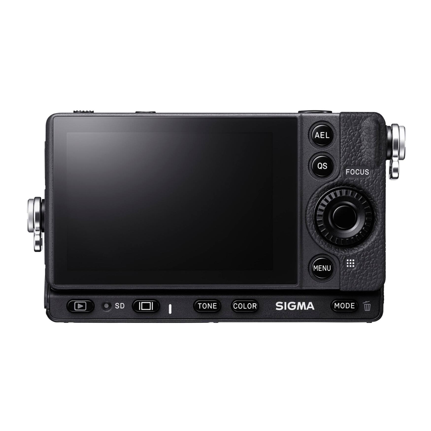 AEL, QS, FOCUS, MENU, SD, I, TONE, COLOR, SIGMA, MODE