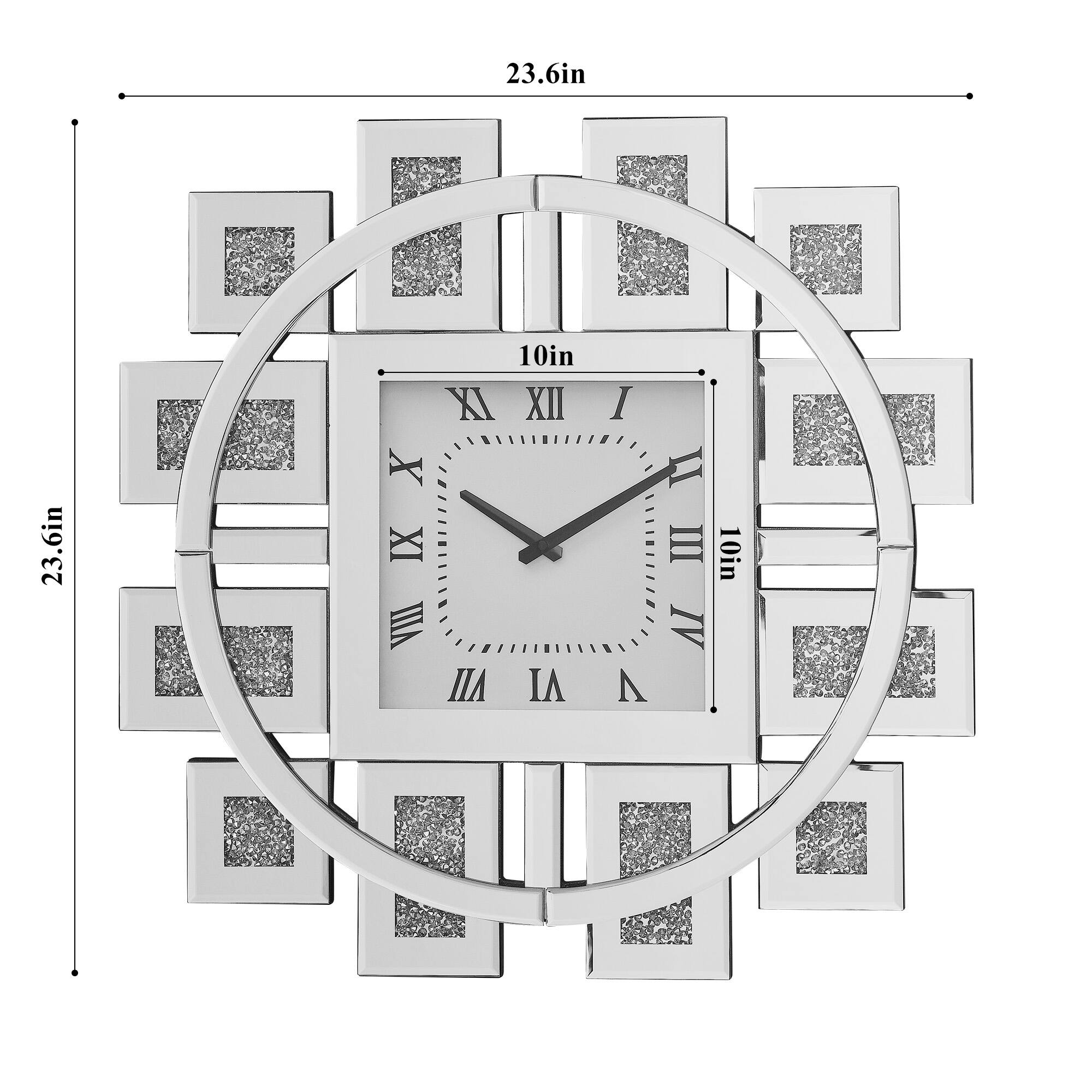 23.6in  
23.6in  
10in  
XXI XI XII I X II XX IX II III  
10in  
VIII IV VII VI