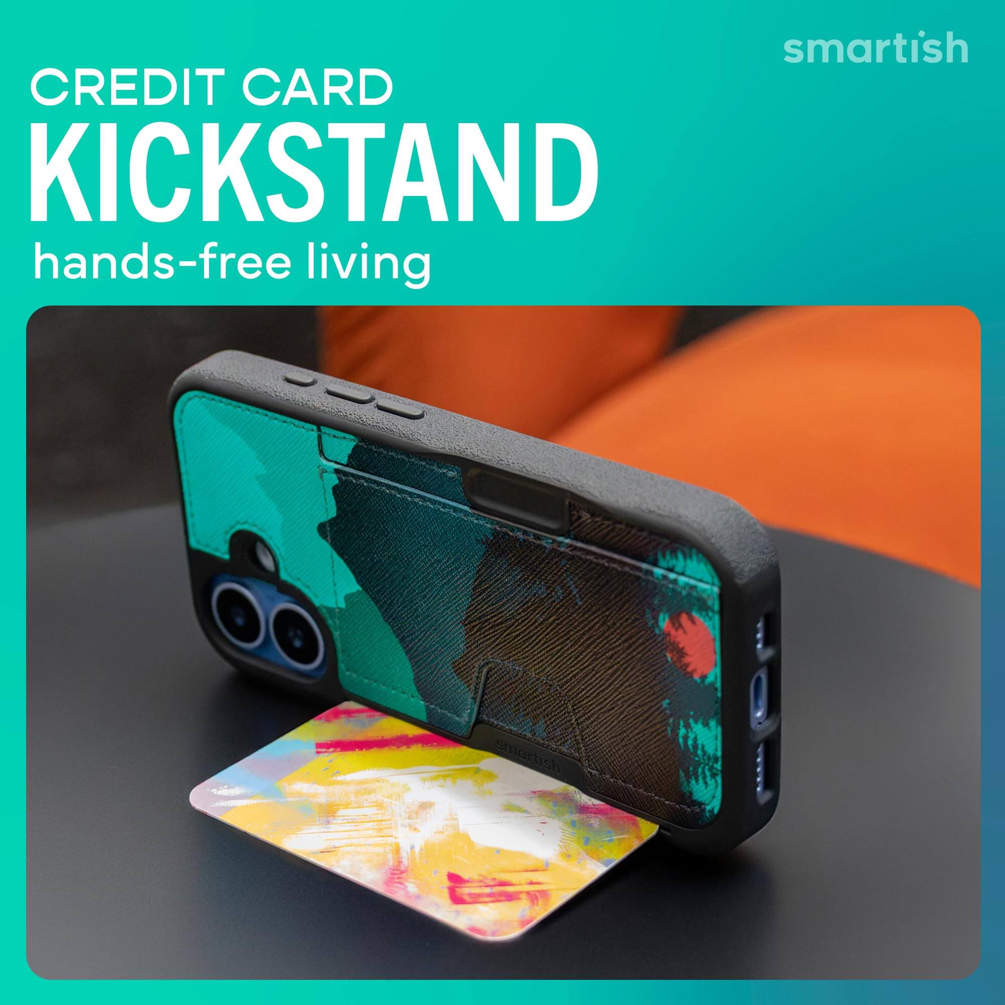 smartish  
CREDIT CARD KICKSTAND  
hands-free living