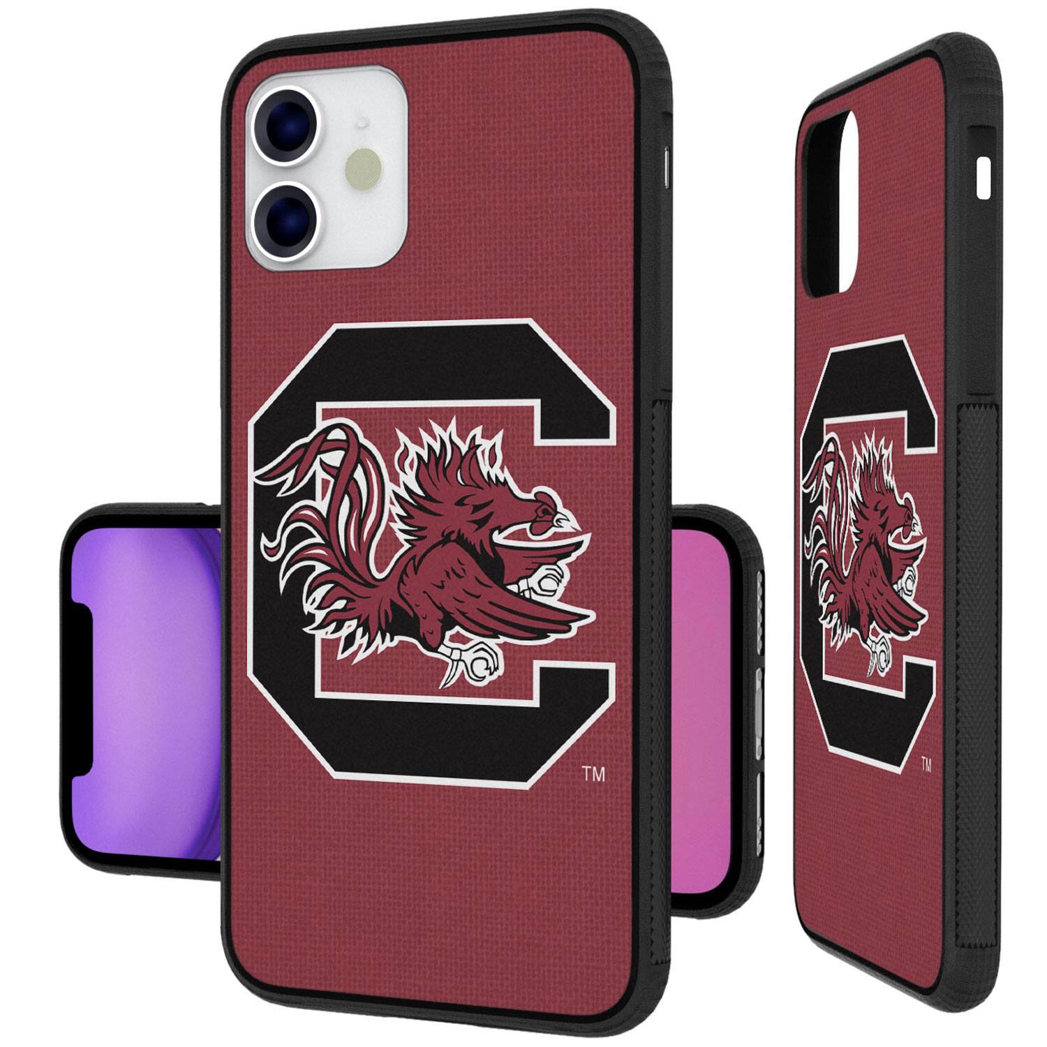 Alt View 1. Keyscaper - South Carolina Gamecocks iPhone Solid Design Bump Case - 14 - Multicolor.