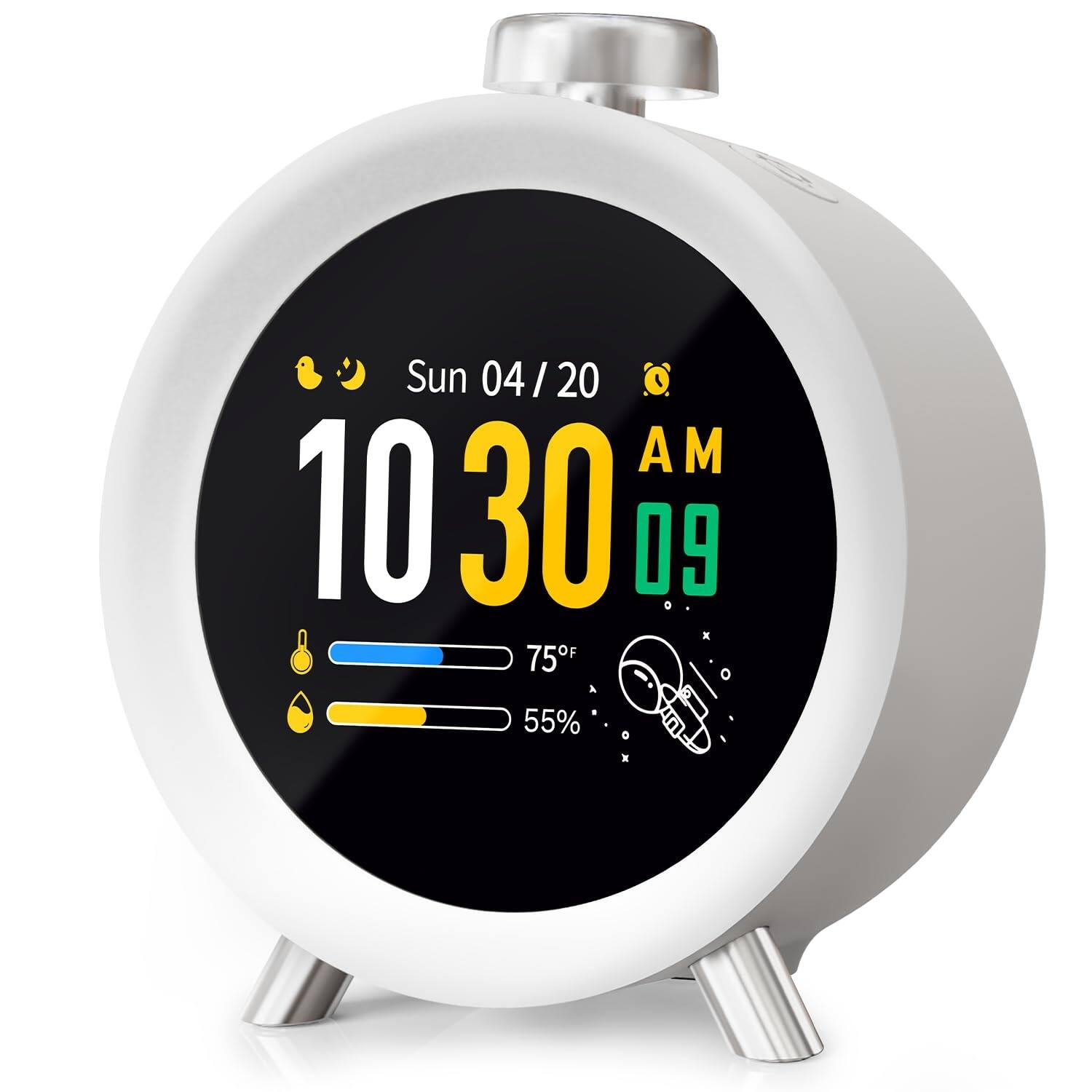 Sun 04/20  
10:30:09 AM  
75°F  
55%