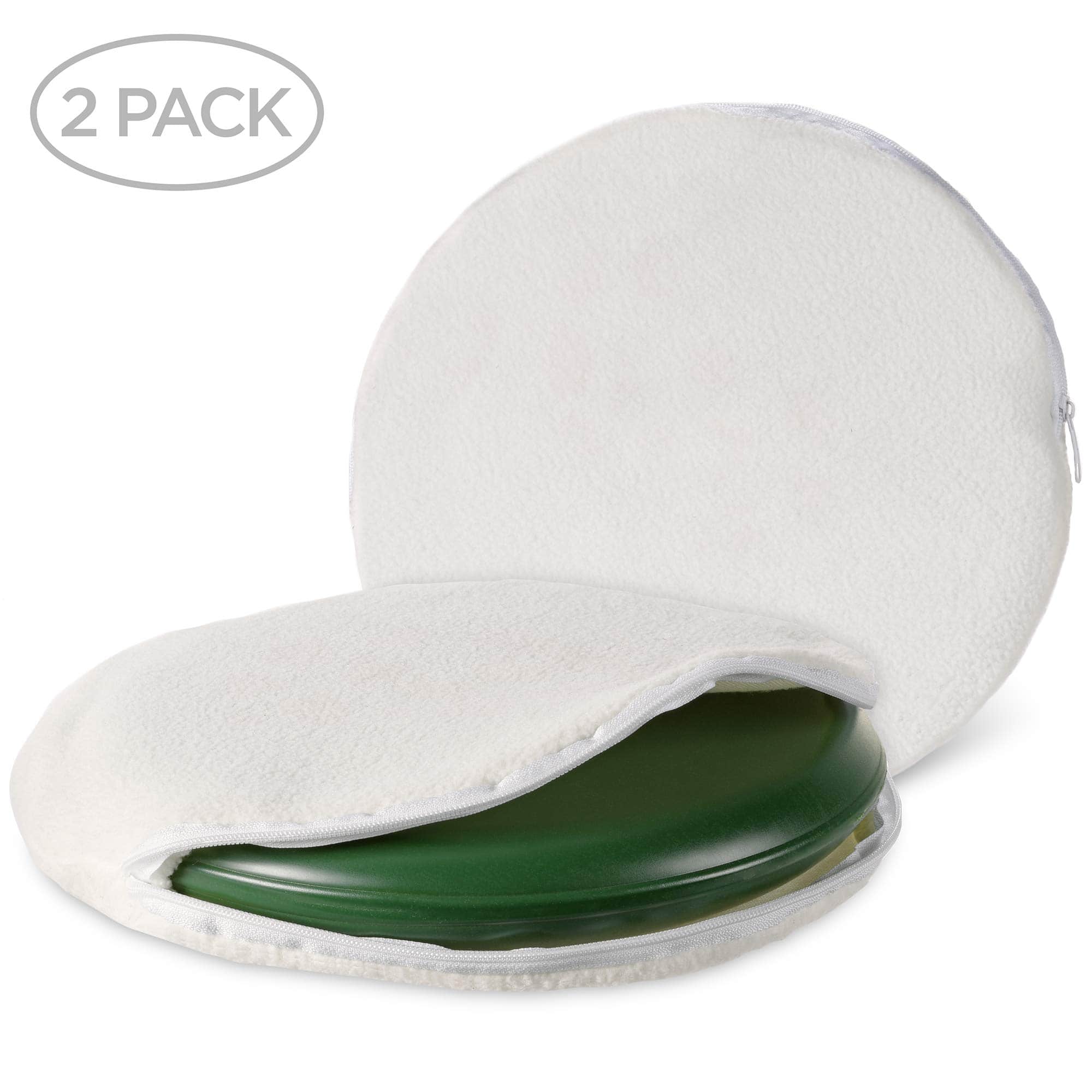 Replacement Cover for the Arf Pets Microwavable Pet Heating Pad - Pack of 2 - White