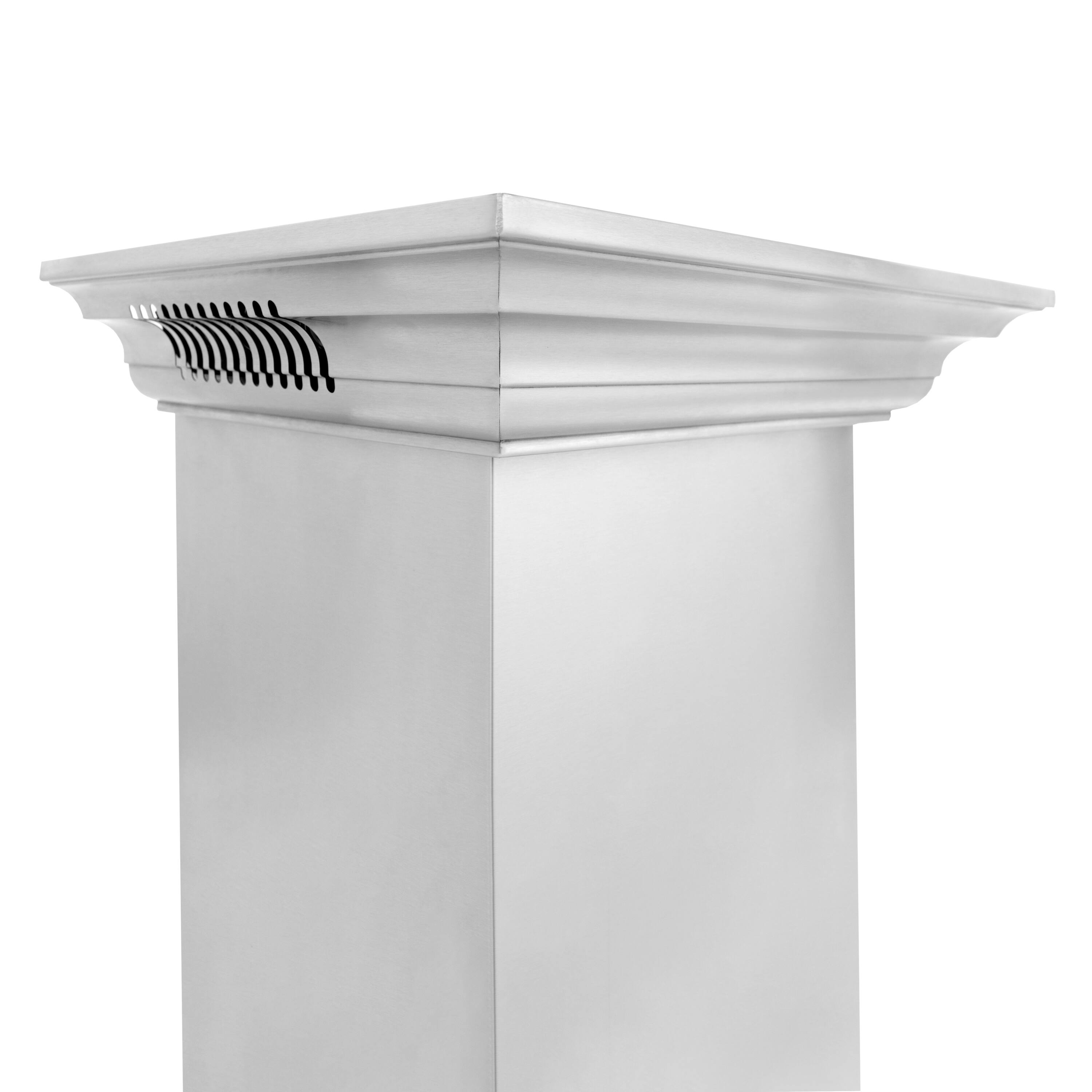 Alt View 2. ZLINE - Professional 60" Externally Vented Range Hood - Stainless steel.
