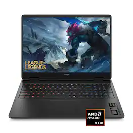 HyperX - HP OMEN 16" 165Hz 2.5K OLED Gaming Laptop - AMD Ryzen 9 8940HX (2025) - 16GB Memory - NVIDIA GeForce RTX 5060 - 1TB SSD - Shadow Black