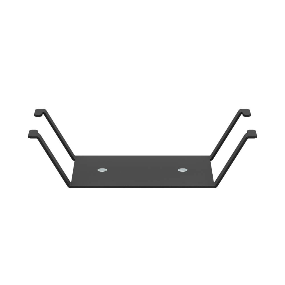 Alt View 8. RackSolutions - RackSolutions 1-Unit Mac Mini Vertical Bracket for Modular Shelf (M4, 2024) - Black.