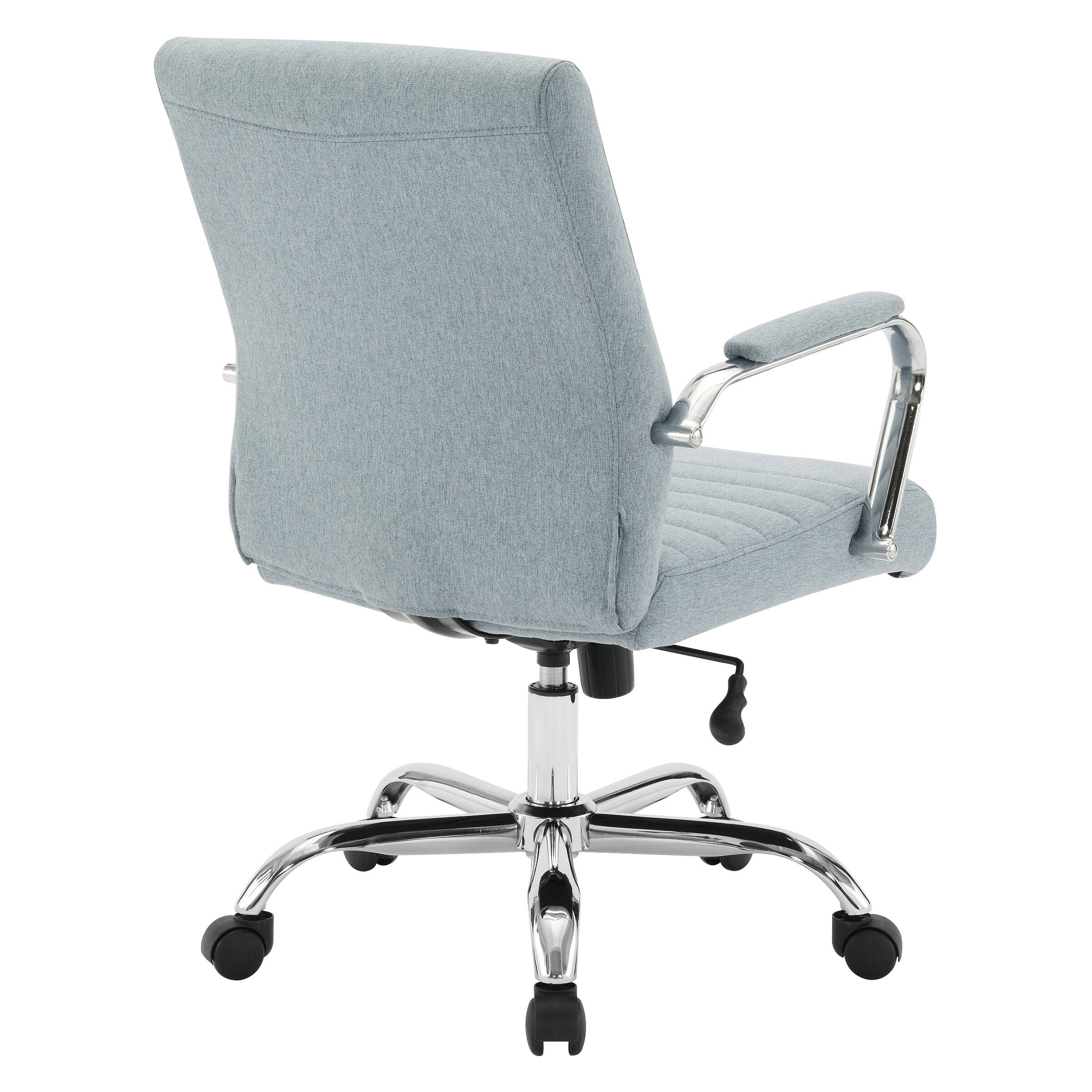 OSP Home Furnishings MidBack Office Chair Blue EX22851CG15 Best Buy