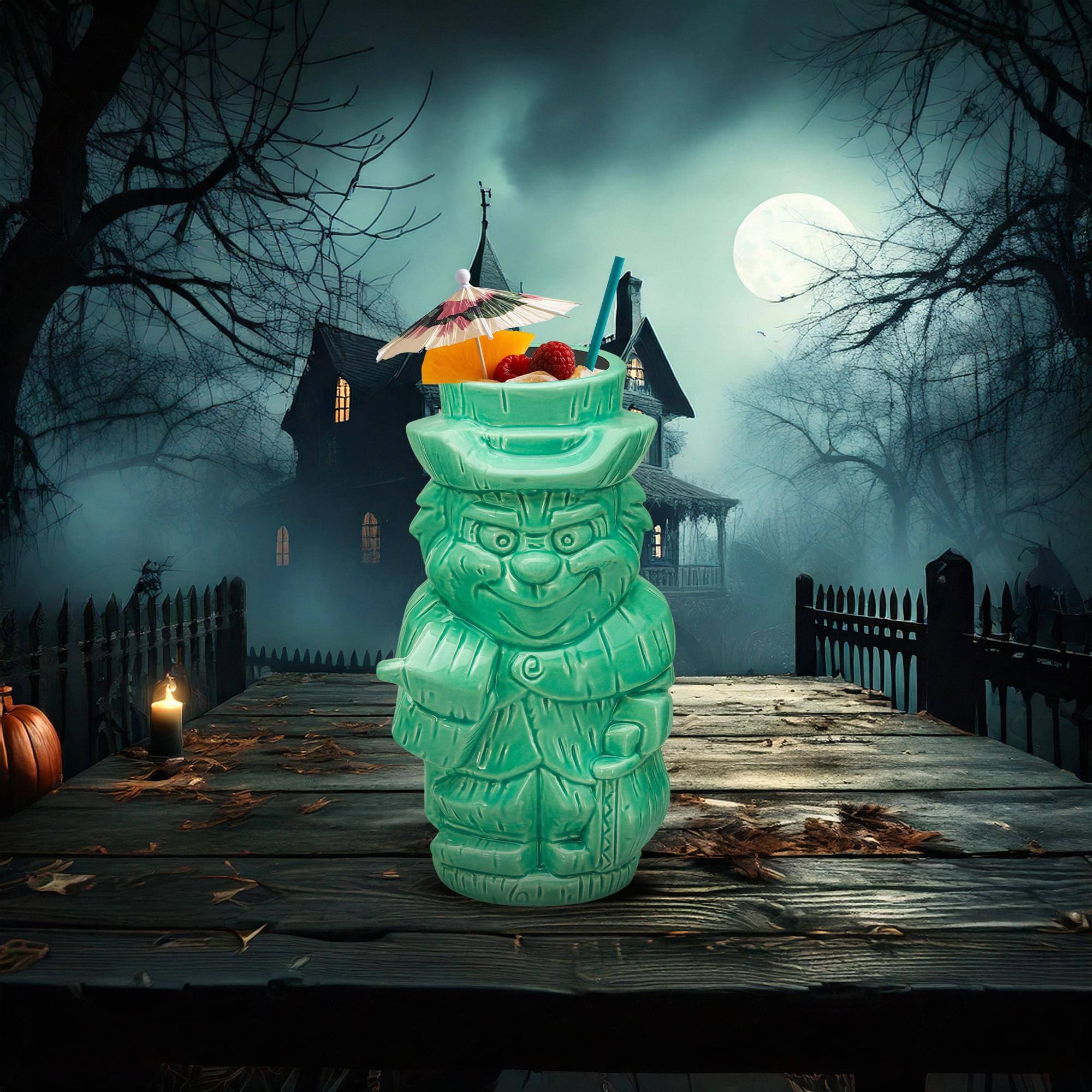 Alt View 1. Disney - Geeki Tikis Disney The Haunted Mansion Phineas Ceramic Mug | Holds 16 Ounces - Green.