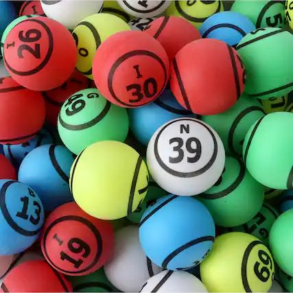 Front. GSE Games & Sports Expert - 1.5" Replacement Bingo Balls of Ping Pong Size (Multi-Color Balls - Double Side Printed).