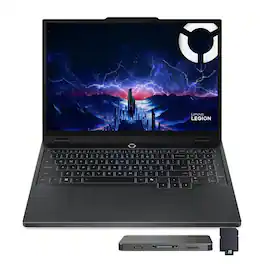 Lenovo - Legion 5 15.1" WQXGA Gaming Laptop,Ryzen 7 260,32GB RAM,1TB SSD+1TB Dock Set,GeForce RTX 5060,Win 11 Pro - Black