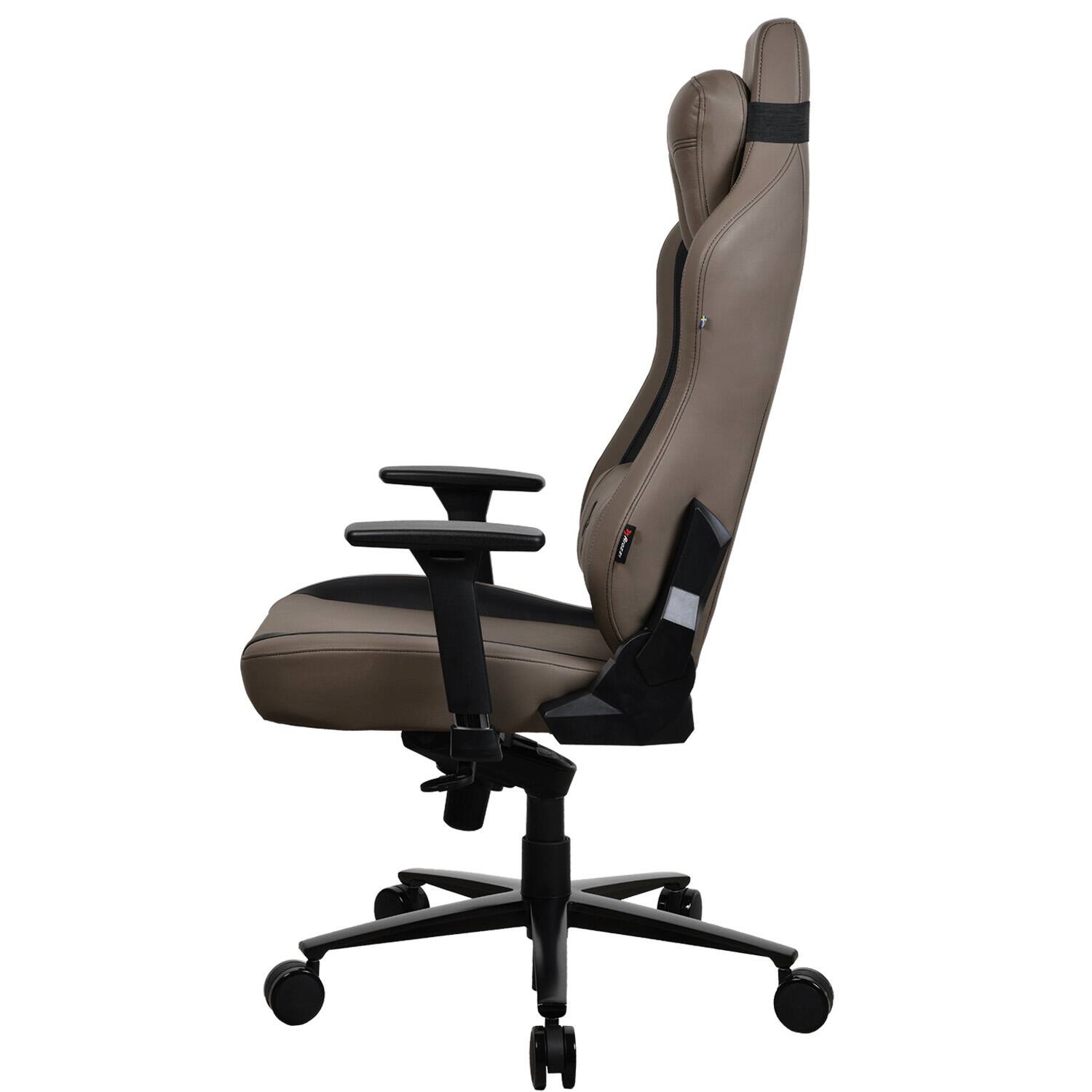 Alt View 11. Arozzi - Vernazza Soft PU Gaming Chair - Brown.