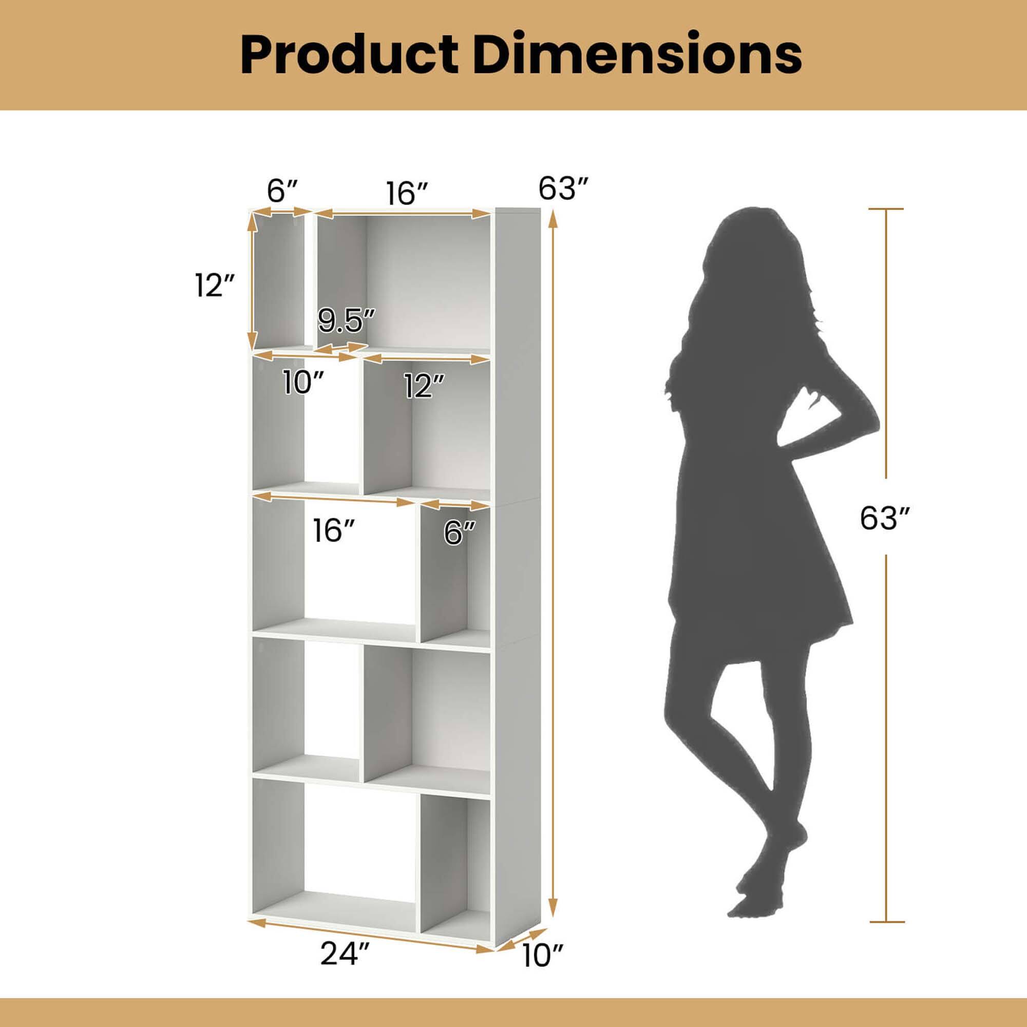 Product Dimensions: 6" x 16" x 63" x 12" x 9.5" x 10" x 12" x 16" x 6" x 63" x 24" x 10"