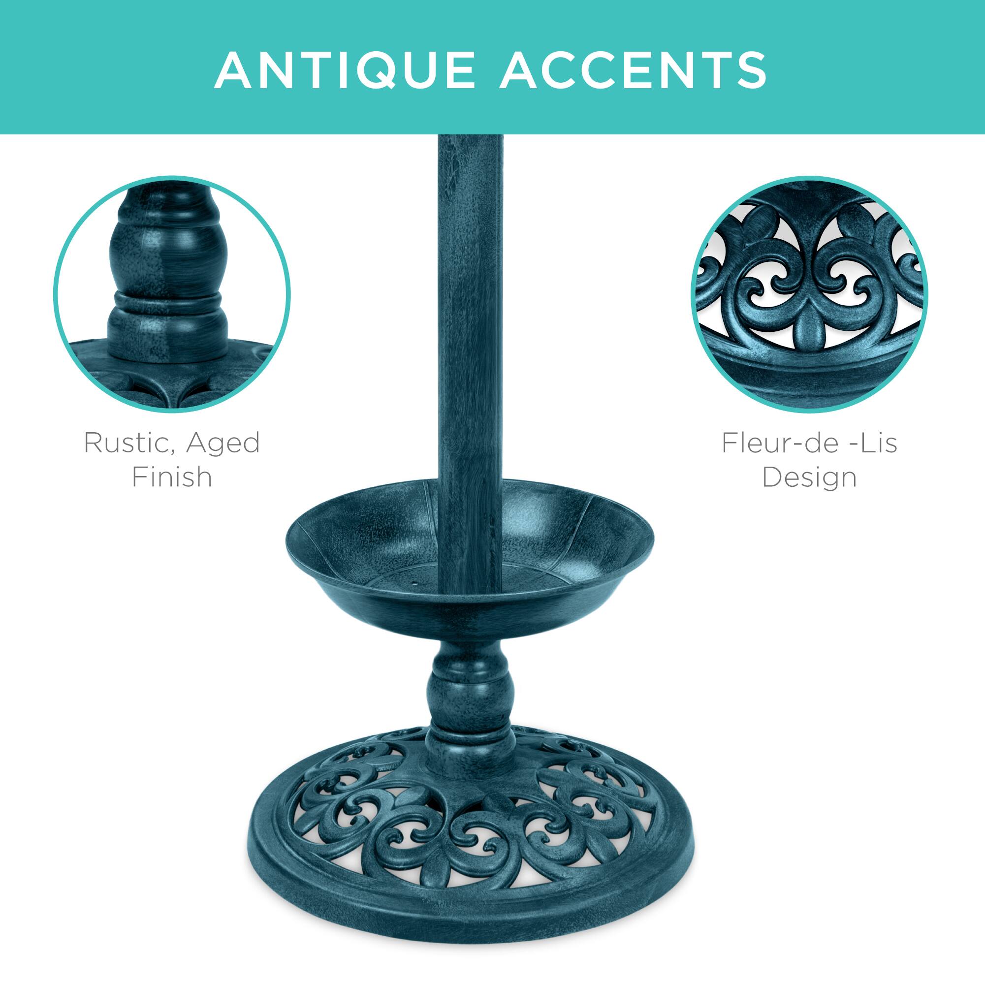 ANTIQUE ACCENTS

Rustic, Aged Finish

Fleur-de-Lis Design